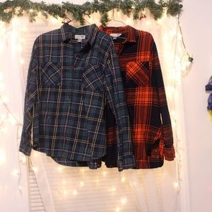 Bundle of flannel Old navy shirts
